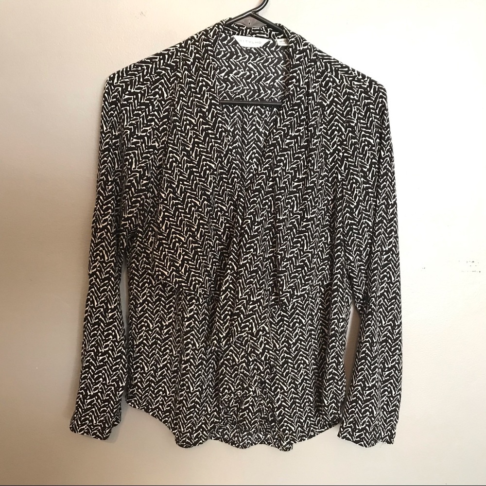 Anthropologie 11-1-Tylho Miera Waterfall Blouse M